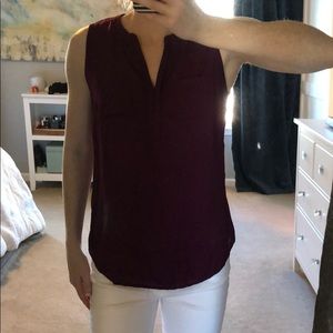 Loft tank top. Size small two pockets
